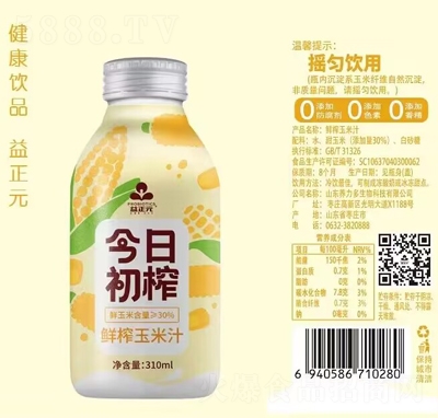 ����Ԫ���ճ�ե��ե����֭310ml