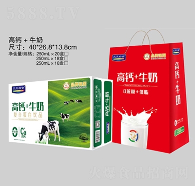 ��Ԫ�׽�߸�ţ�̸��ϵ�����Ʒ250mlX18��