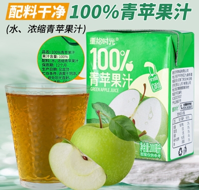 ʰʱ100%ƻ֭200ml