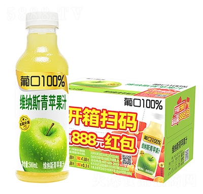 �Ͽ�100%ά��˹��ƻ��֭500mlx15ƿ